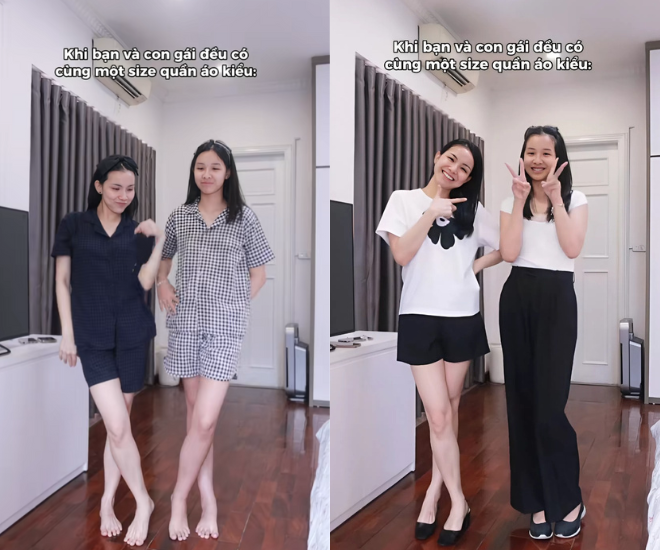 Hoa hậu Thùy Lâm khoe con gái trổ mã xinh xắn, cao ráo.