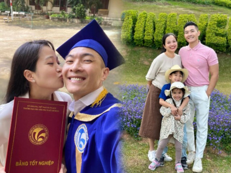 Cặp Thạc sĩ Văn hóa tài năng của Vbiz: Chồng là "hoàng tử xiếc", vợ làm BTV hiếm hoi tác nghiệp trên trực thăng không quân