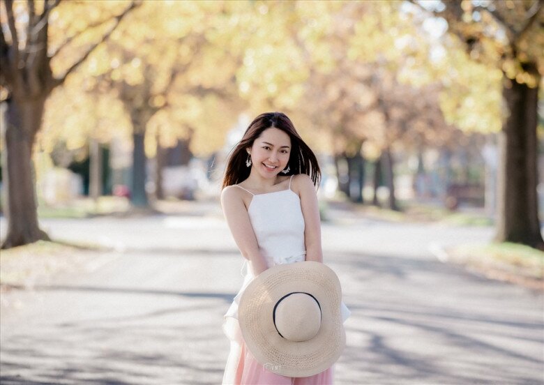 Anh Đào có cuộc sống bình yên, tận hưởng công việc yêu thích.