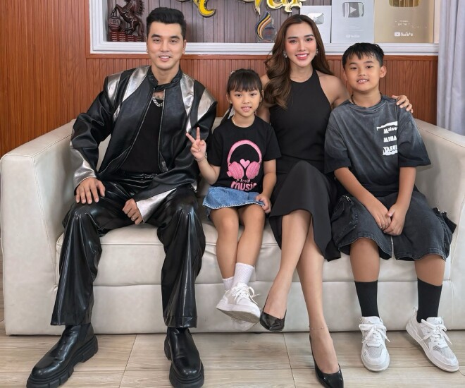 Kim Cương bồi hồi cảnh gia đình nay chỉ còn 4 thành viên.