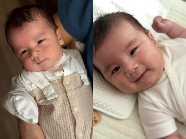 Mai Ngọc thường xuyên chia sẻ những hình ảnh của con trai lên mạng xã hội.