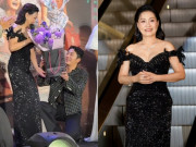 Giải trí - Hồng Đào được trai đẹp Hàn Quốc quỳ gối tặng hoa, nhan sắc mặn mà ở tuổi U70