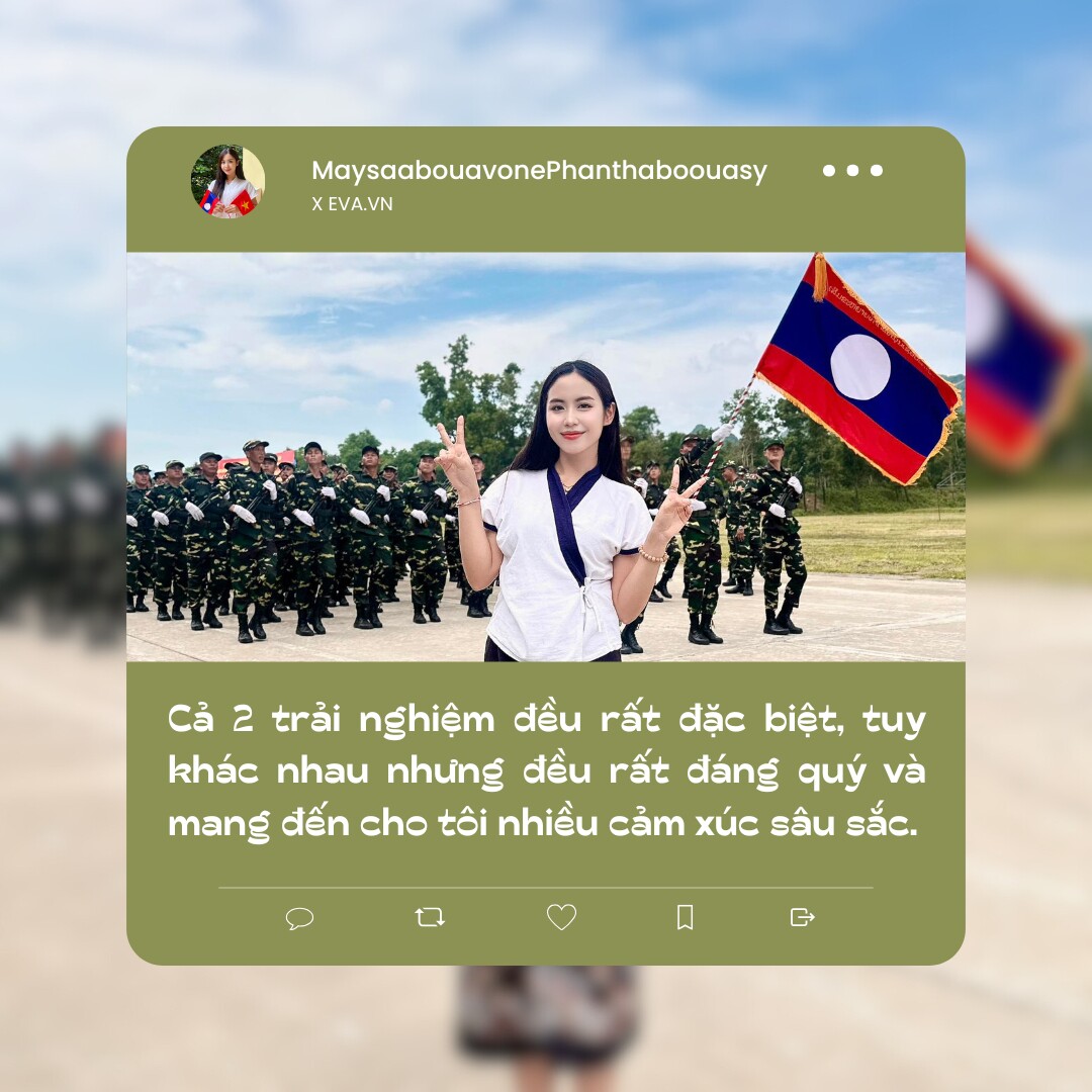 Nữ phóng viên người Lào tác nghiệp lễ diễu binh A80: amp;#34;Ở Việt Nam tôi tìm thấy sự gần gũi, tình cảm gắn bó như gia đìnhamp;#34; - 4