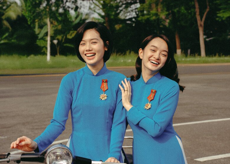 Trâm Anh được Kaity Nguyễn bảo vệ trong quá trình quay phim.