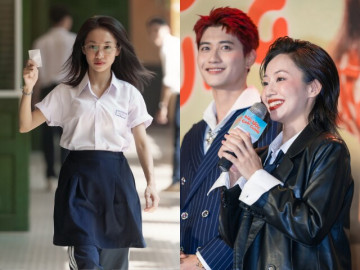 Hoàng Hà hóa thành nữ sinh LGBT trong phim 16+, tái hợp với người tình Avin Lu