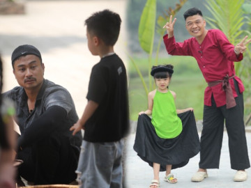 “Bố ơi mình đi đâu thế?” tập 9: Ái nữ của Trung Ruồi xảy ra tranh chấp với con trai Duy Hưng