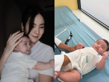 Con trai Mai Ngọc phát triển chiều cao gấp đôi tiêu chuẩn, bác sĩ ngạc nhiên phải đo lại 2 lần