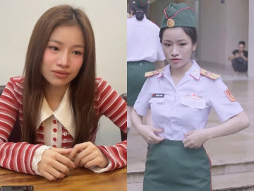 Em xinh say hi được đặc cách vào quân đội: Mang hàm Thượng úy vẫn xuất ngũ, từng chui đầu vào tủ lạnh vì trầm cảm
