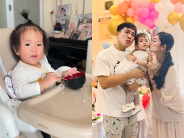 Con gái Thanh Trúc giống hệt Châu Khải Phong bản nữ, mẹ bỉm muốn kiếm thêm quý tử để biết cảm giác quấn quýt