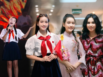 Bé gái xinh như hoa hậu ở concert quốc gia: Thành tích viết kín tờ A4, 13 tuổi đã là sinh viên Nhạc viện