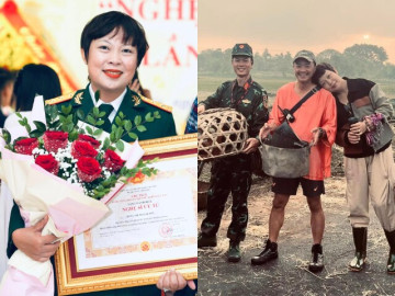 Nữ Thượng tá quân đội đứng sau thành công của Mưa Đỏ: Là NSƯT đầy bản lĩnh, tốt nghiệp thủ khoa đại học nổi tiếng