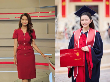 2 nữ MC "tuổi trẻ tài cao" của VTV: Người giành học bổng Mỹ nay lên dẫn Vietnam Today, người là Thạc sĩ Báo chí