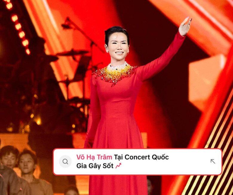 Võ Hạ Trâm nhận được sự yêu mến khi tham gia vào các sự kiện concert quốc gia.
