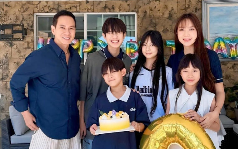Gia đình Lý Hải - Minh Hà và 4 con nhận được sự chú ý của khán giả.