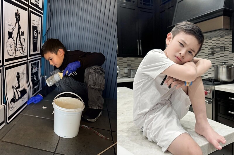 Thiên Từ được mẹ dậy tính tự lập, tiếp xúc với kinh doanh từ nhỏ.