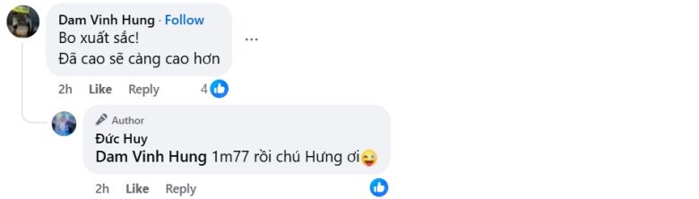 Đức Huy tiết lộ con trai hiện đã cao 1m77 ở tuổi 14.