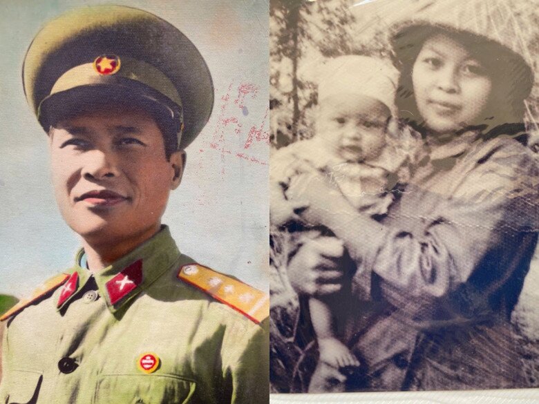 Ông bà của Hà Anh đều đi lính từ hồi trẻ.