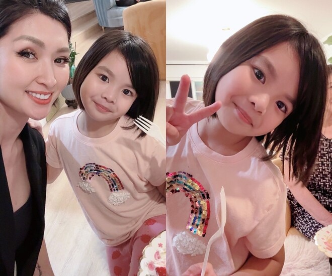 Hồng Nhung khoe con gái Sukem siêu quậy nhưng cũng rất tình cảm.