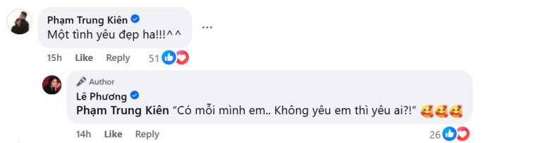 Vợ chồng Lê Phương đối đáp cực kỳ tình cảm.