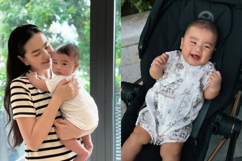 Nhóc tì Panda cứng cáp, phát triển cân nặng và chiều cao vượt trội so với tuổi.