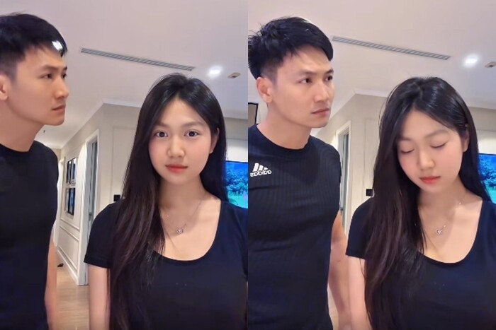 Con gái Mạnh Trường gây chú ý với nhan sắc xinh đẹp và diễn xuất nhập tâm trong clip mới.