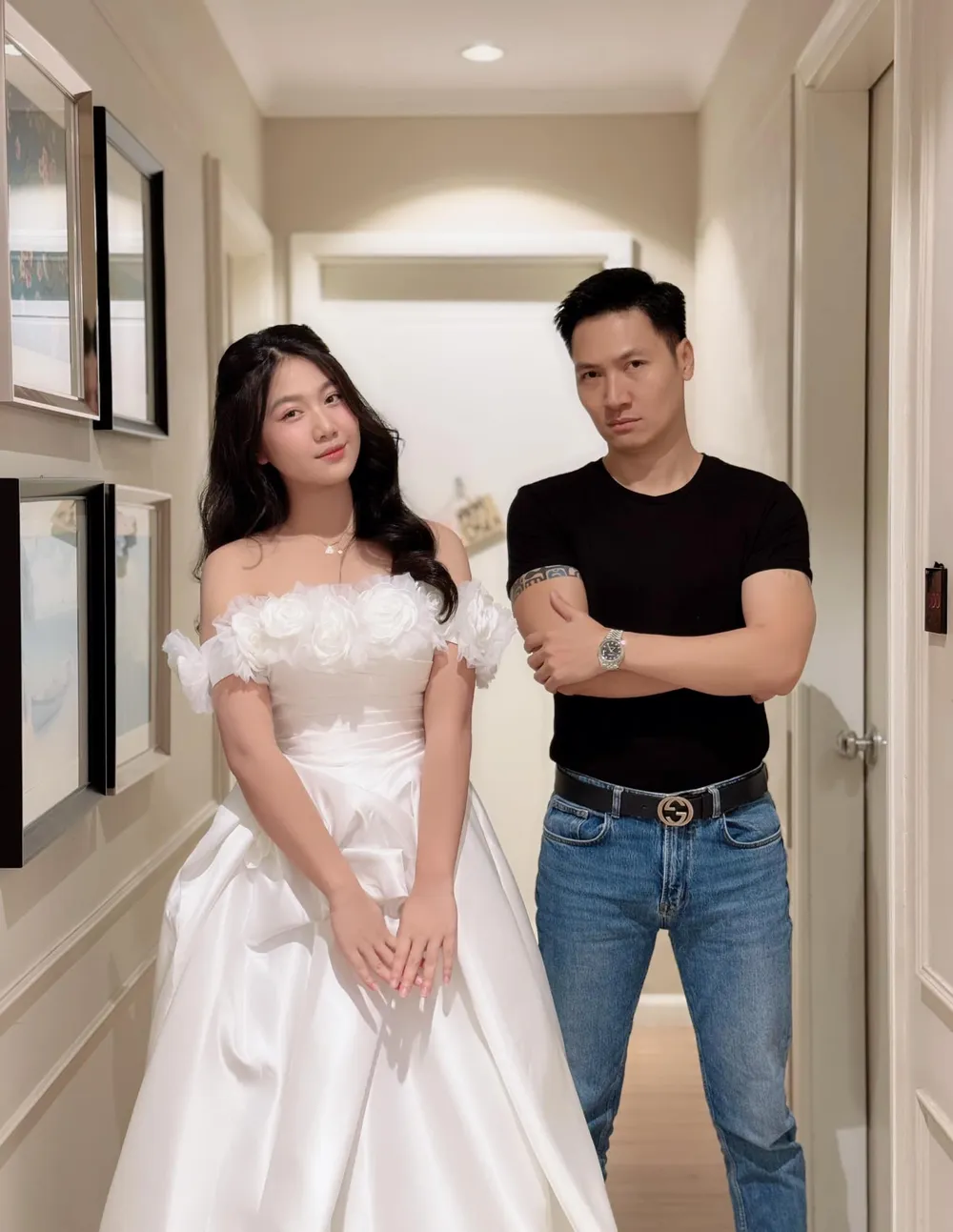 Chíp được nhận xét là thừa hưởng nhiều nét giống bố.