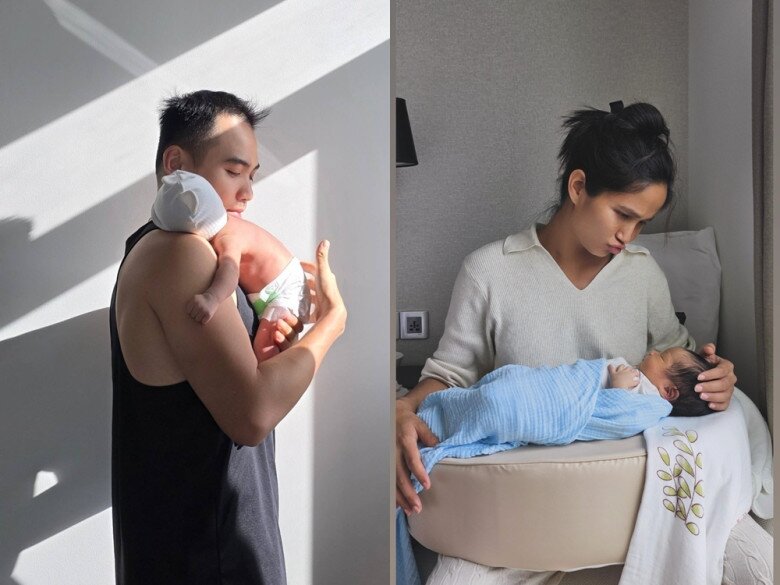 Mẹ chồng của hhen niê rạng rỡ ôm cháu nội mới sinh ngày nào cũng chạy xe máy lên thăm - 11