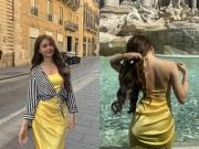 Sao Việt 24h: Con gái út Quyền Linh khoe lưng trần nuột nà ở thành Rome, tinh tế đáp trả bình luận mỉa mai