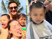 Giải trí - Sao Việt 24h: Hồ Ngọc Hà đưa Leon đi cắt tóc, "út ú" ngày nào giờ gương mặt nam tính, điển trai giống hệt bố Kim Lý