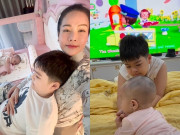 Giải trí - Nhật Kim Anh khoe khoảnh khắc hạnh phúc bên 2 con, quý tử đối xử dịu dàng với em gái chung nửa huyết thống