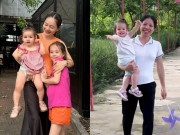 Giải trí - Lan Phương tranh thủ từng phút để chăm 2 con khi đi quay phim, có bảo mẫu theo sát giúp đỡ không còn một mình