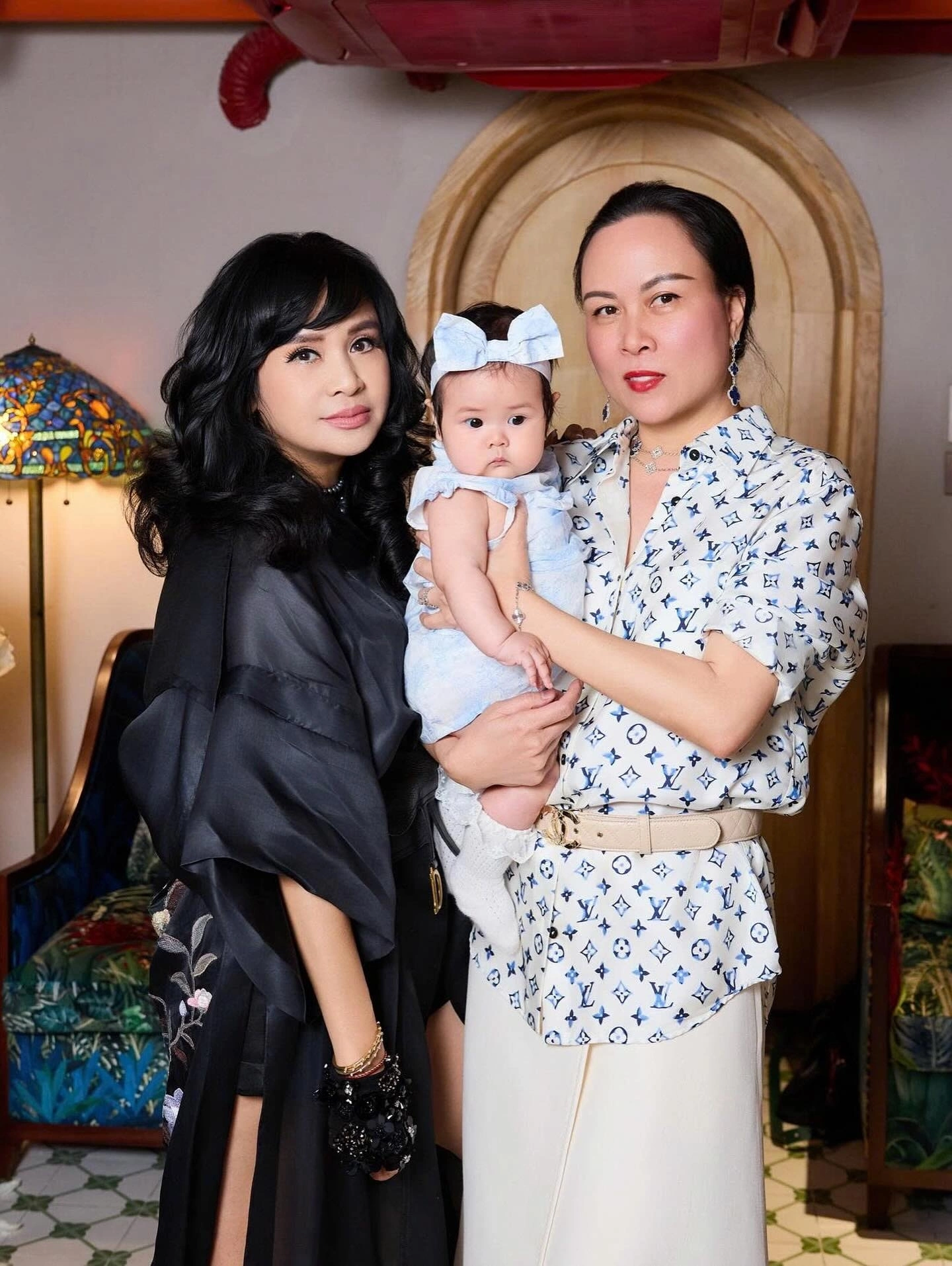 Thanh Lam thường đưa cháu gái đến gặp bạn bè thân thiết.