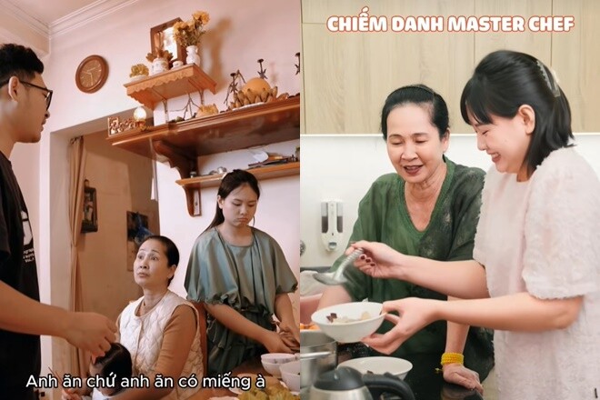 NSND Lan Hương luôn giúp đỡ, quan tâm con dâu chu đáo.