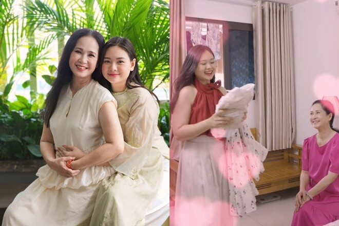 Con dâu thứ 2 của nữ nghệ sĩ thường khoe sự thân thiết bên mẹ chồng.