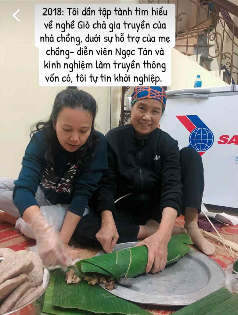 Con dâu của nghệ sĩ Ngọc Tản chia sẻ những bước đầu khởi nghiệp.