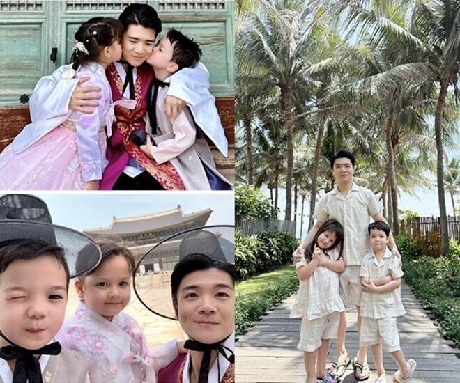 Sao việt 24h cháu đích tôn của bầu hiển làm được động tác điệu nghệ đỗ mỹ linh nhìn sang con gái mình mà ghen tị - 1