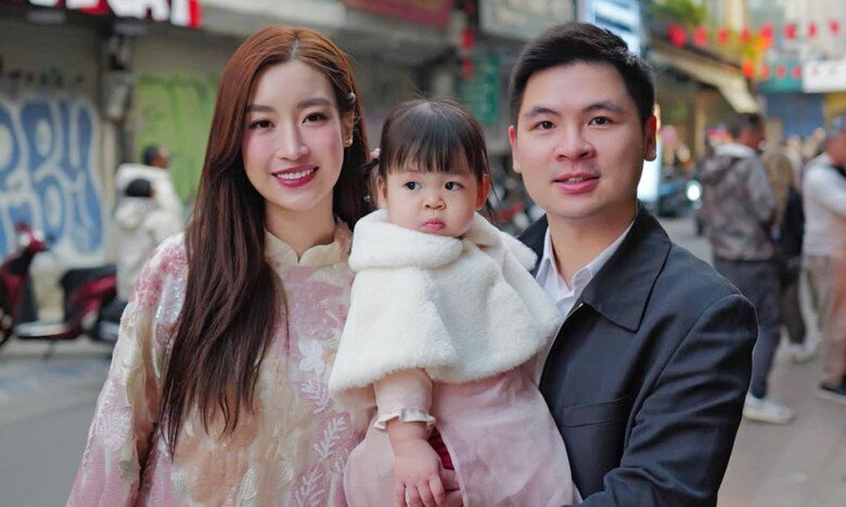 Con gái của Đỗ Mỹ Linh nhận được nhiều tình cảm của khán giả bởi ngoại hình đáng yêu.