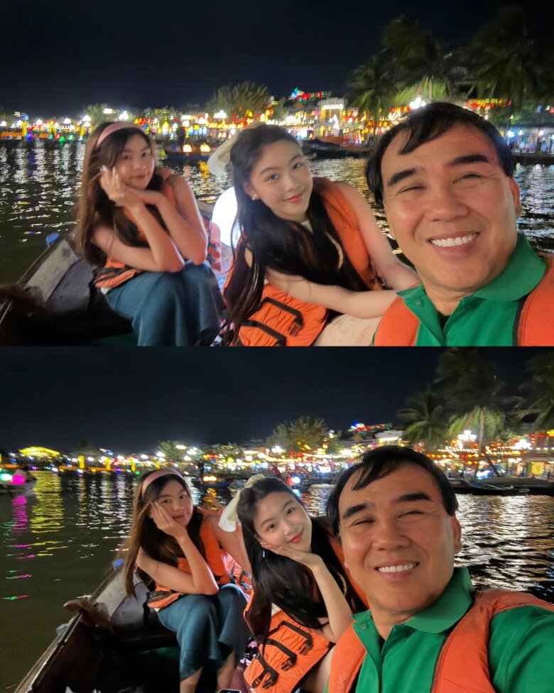 MC Quyền Linh không muốn 2 con gái gia nhập showbiz sớm.