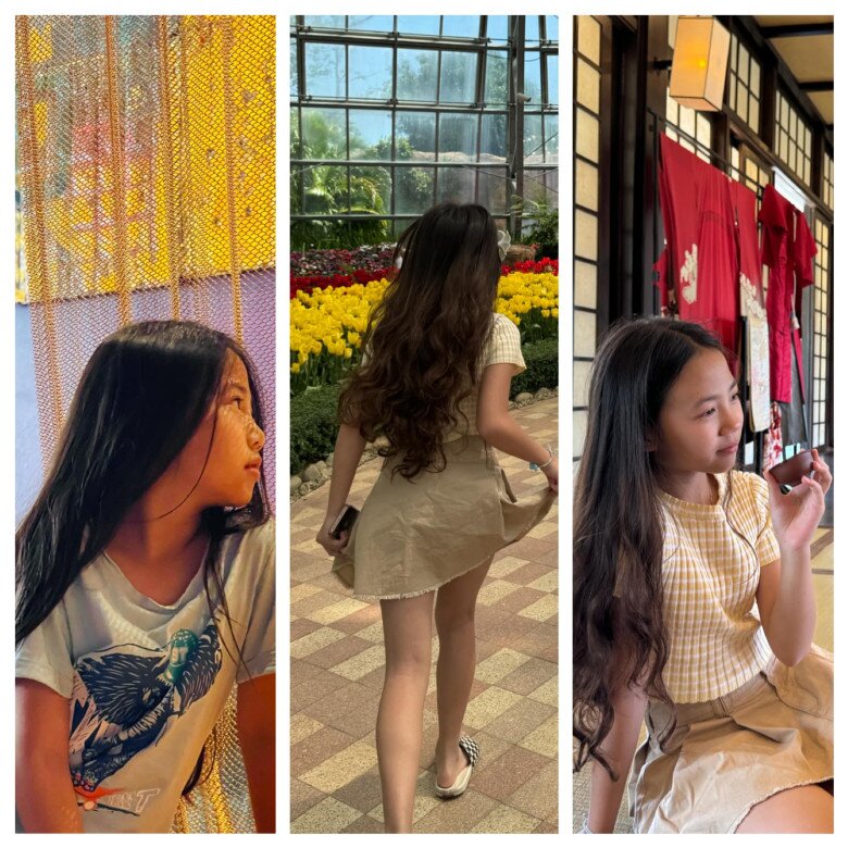 Đào Lan Hương từng bày tỏ có chút lo lắng khi thấy con gái lớn nhanh.
