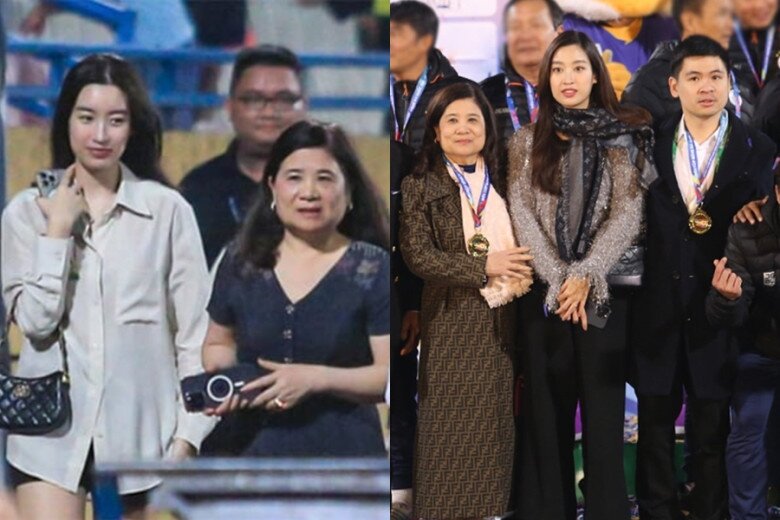 Mỗi lần xuất hiện trước truyền thông, cặp mẹ chồng - nàng dâu hào môn luôn chọn những set đồ khá giản dị. 