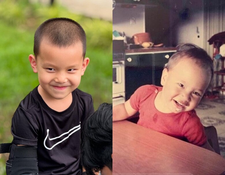 Hồ Ngọc Hà từng tiết lộ Leon giống hệt ba Kim Lý ngày nhỏ.