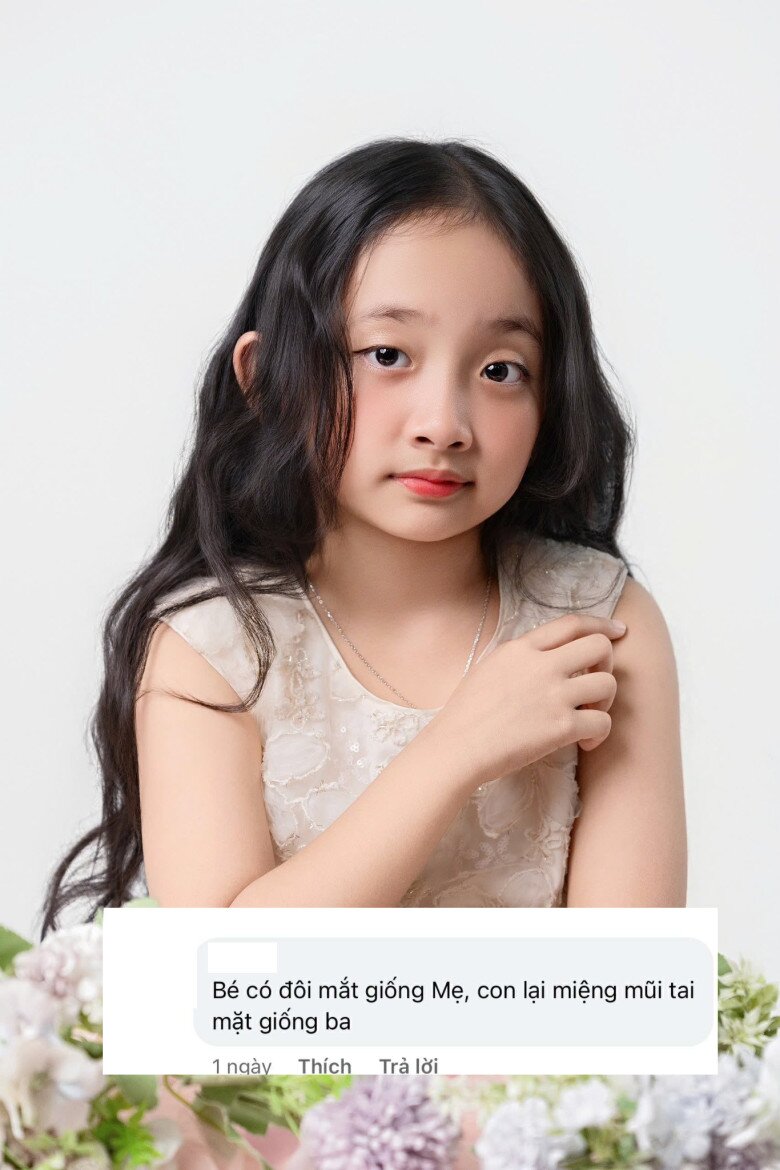 Cô Ba Anna được khen giống cả bố và mẹ.