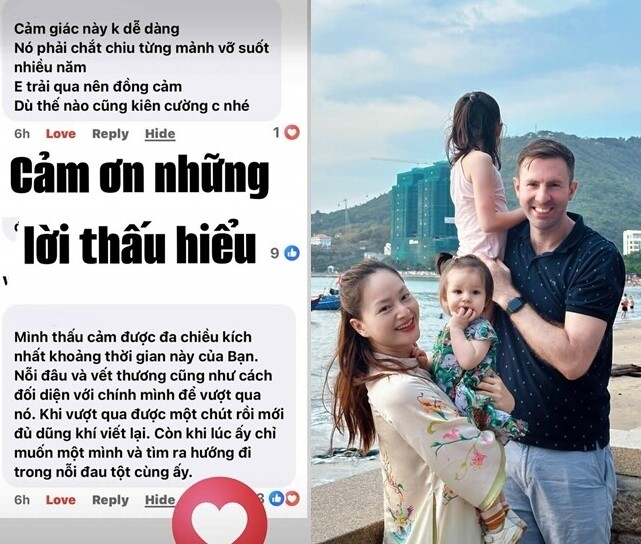 Lan Phương cũng gửi lời cảm ơn đến những bình luận thấu hiểu được sự cô đơn của cô trong thời gian này.