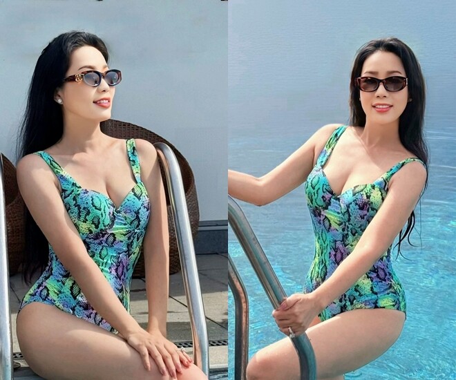 NSND Trịnh Kim Chi khiến dân mạng rần rần với bộ ảnh đồ bơi khoe sắc vóc.