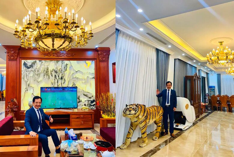 Quang Tèo được nhiều người gọi với biệt danh đại gia chân đất vì sở hữu bất động sản hoành tráng.