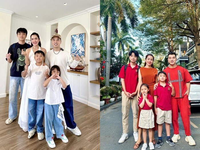 Vợ chồng nam nghệ sĩ cho 3 con học trường quốc tế.