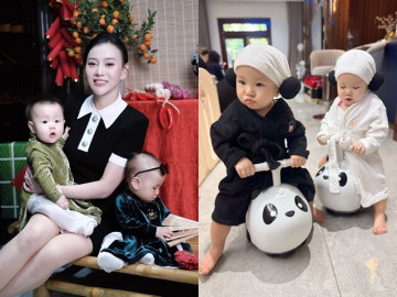 Sao Việt 24h: Cặp song sinh nhà Phương Oanh bé xíu đã tận hưởng spa tại gia, ái nữ hóm hỉnh khiến dân mạng thích thú