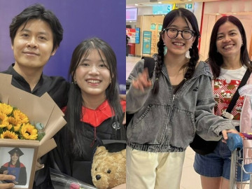 Con gái Nguyễn Văn Chung sang Úc đoàn tụ với mẹ ruột, bố đơn thân tiếc nuối vì không có phép màu trước giờ bay