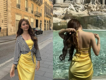 Sao Việt 24h: Con gái út Quyền Linh khoe lưng trần nuột nà ở thành Rome, tinh tế đáp trả bình luận mỉa mai