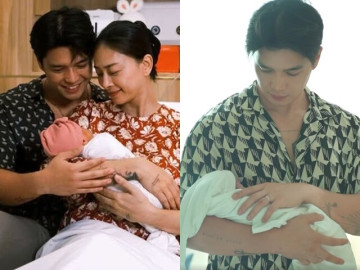 Ngô Thanh Vân reo lên khi thấy ái nữ có mũi cao tự nhiên, Huy Trần kém sắc, giảm vài cân chỉ sau 1 tuần trông con